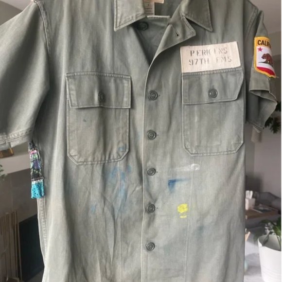 Upcycle Military Jacket H’mong Tribe (Size S) - Picture 15 of 16